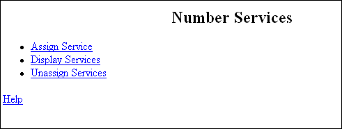 Number services window