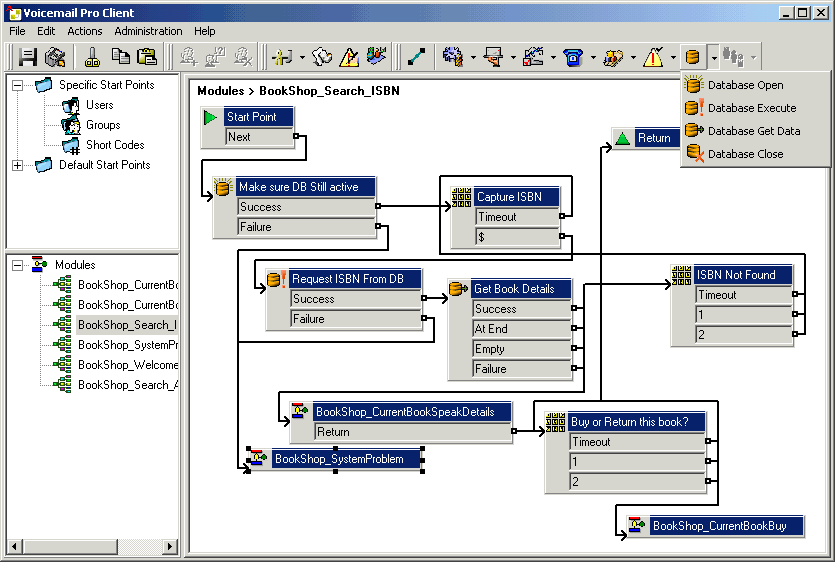 Accessing Database Information within Call Flows (IVR) ivr call flow diagram 