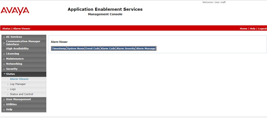 Avaya Knowledge - AES 7.1.x and up: Unable to Test SNMP Alarming On AES