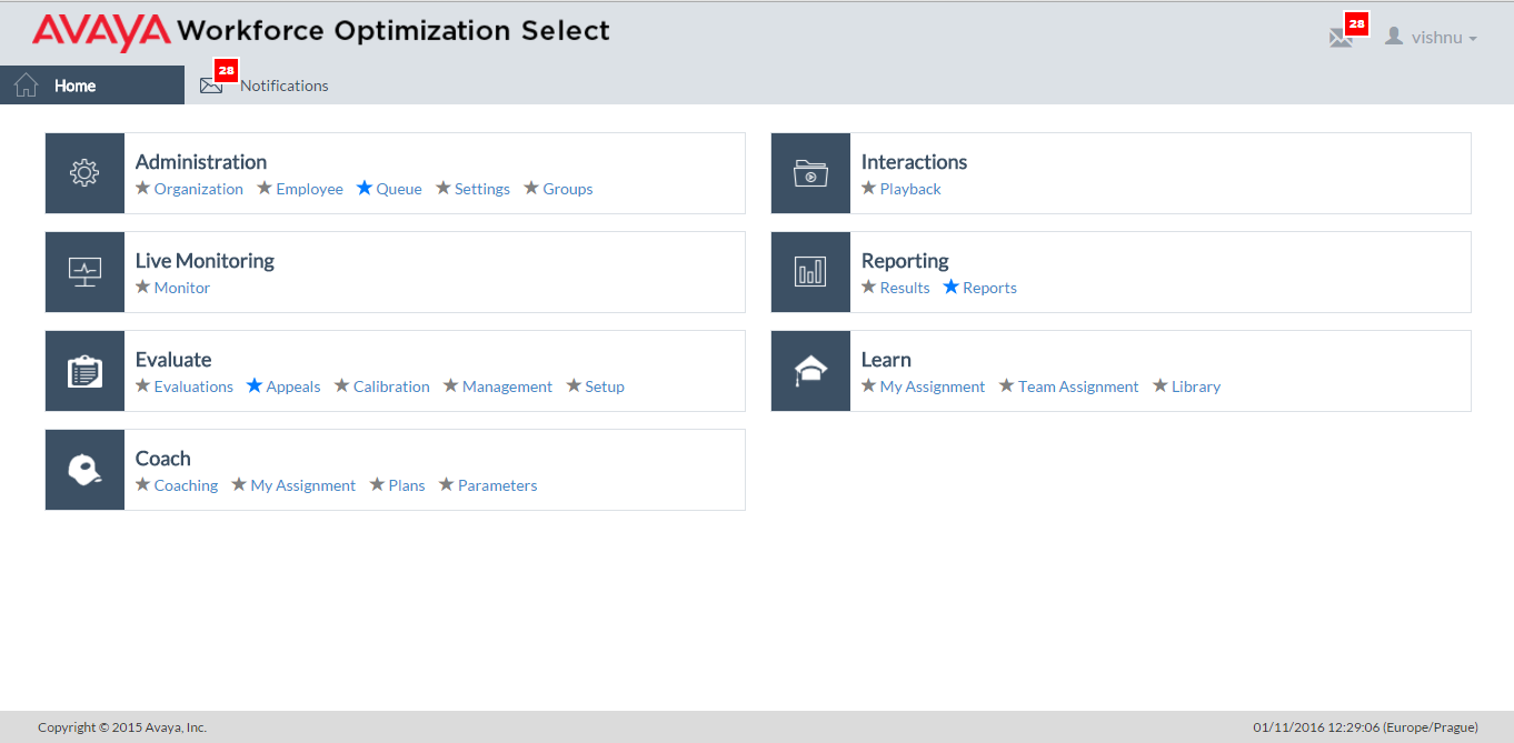Avaya Support Products Avaya Workforce Optimization Select